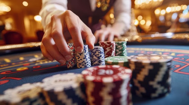 Slot game interface on iOS Web